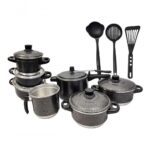 Jogo De Panelas Panela De Pressão 4.5l Com Talheres 10 Peças