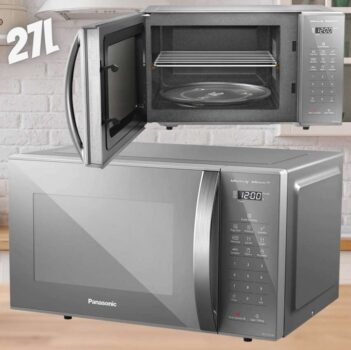 Micro-ondas 27 Litros St55lmrun Prata Panasonic 110v