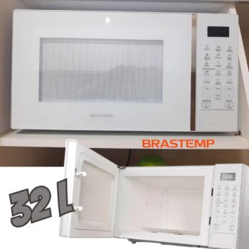 Micro-ondas Menu Gourmet Brastemp Bms46ab 32 Litros Branco 110V