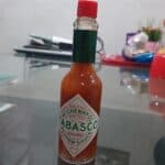 Molho de Pimenta Vermelha Original Frasco Tabasco 60ml