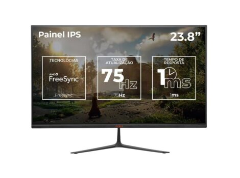 Monitor Gamer Pichau Athen V2L 24, 24 Pol., IPS, FHD, 1ms, 75Hz, FreeSync, VGA/HDMI, PG-ATHV2L24-BL01