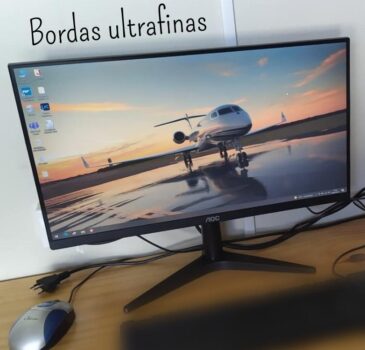 Monitor Led 21.5'' 22b1hm5 Painel Va Hdmi Preto Aoc 110V/220V