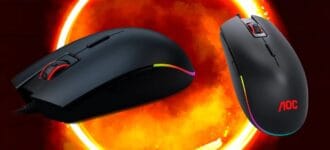 Mouse Gamer Aoc GM500 Ambidestro 5.000 DPI RGB 8 Botões Macro Manager