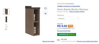 Nicho Balcão Bartira Glamour