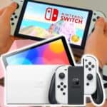 Nintendo Switch OLED 64GB Branco - 1 Par de Controles Joy-Con 7.0”
