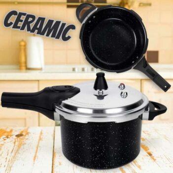 Panela de Pressão Brinox 4,2L Preta - Ceramic Life Pressure