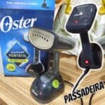 Passadeira a Vapor Oster Portátil, Preto, 220V, 1200W, GCSTES-100