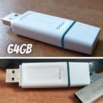 Pen Drive 64GB DataTraveler Exodia Kingston, USB 3.2, Branco - KC-U2G64-5R