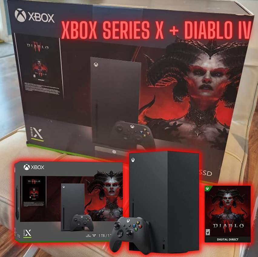 Console Xbox Microsoft Series X Bundle Diablo IV, 1TB, Preto - RRT-00033