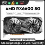 Placa de Vídeo AMD RX 6600 8GB JieShuo