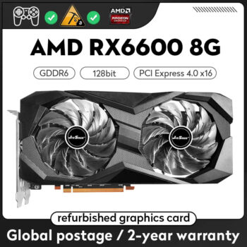 Placa de Vídeo AMD RX 6600 8GB JieShuo