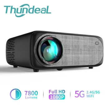 Projetor Thundeal TD97 1080p, WIFI 2.4G /5G, 7800 lumens