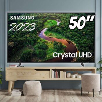 Samsung Smart TV Crystal 50" 4K UHD CU8000 - Alexa built in, Samsung Gaming Hub, Painel Dynamic Crystal Color