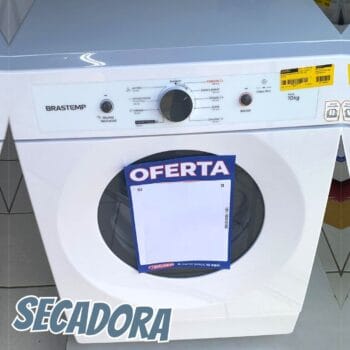 Secadora de Roupas de Piso Brastemp 10kg BSR10BB - 9 Programas de Secagem
