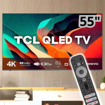 Smart Tv 55'' Qled C635 4k Uhd Google Tv Dolby Tcl Bivolt