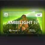 Smart TV Philips 50" Ambilight UHD 4K LED Google TV 50PUG7908/78