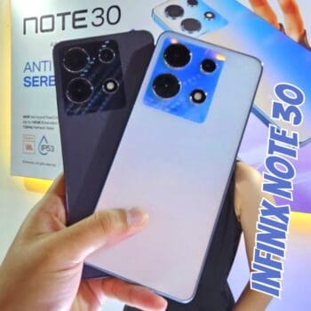 Smartphone Infinix Note 30 256GB Azul 5G Mediatek Dimensity 6080 8GB RAM 6,78" Câm. Tripla + Selfie 16MP Dual Chip Sound by JBL