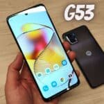 Smartphone Motorola G53 128GB 5G Tela 6.5'' Dual Chip 4GB RAM Câmera 50MP Selfie 8MP