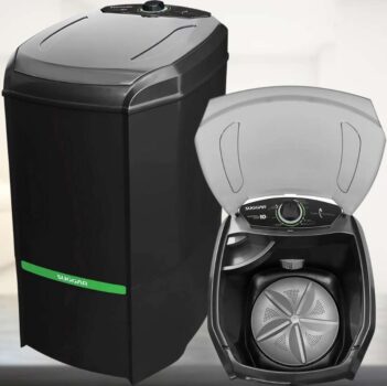 Suggar Lavadora Lavamax Eco 10 kg Preta 220V - LE1002PT