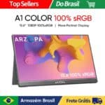 ARZOPA A1C 15.6'' 100% sRGB Monitor Portatil 1080P