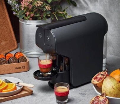 Cafeteira Quick Expresso Cápsulas Dois Botões De Extração Personalizável Delta Q