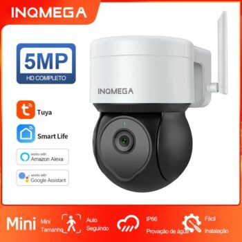 Câmera de Segurança Externa Wifi INQMEGA Tuya