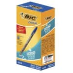 Caneta Cristal Bold Ponta Grossa 1,6mm, Cartucho com 25 Unidades - Bic