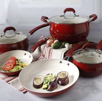 Conjunto de Panelas Oster Corbett - 5 peças Red Velvet