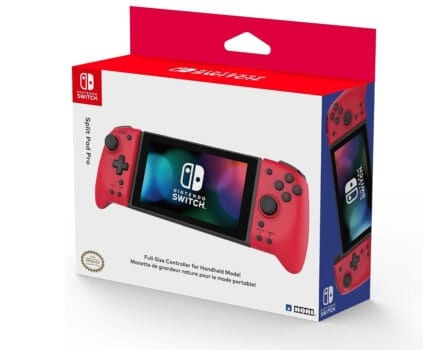 Controles ergonômicos Hori Nintendo Switch Split Pad Pro, Volcanic Red
