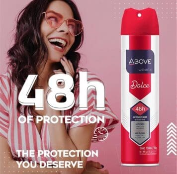 Desodorante Above Aerosol 150ml Dolce Vita