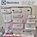 Electrolux - Kit Potes de Plástico Hermético, 10 unidades