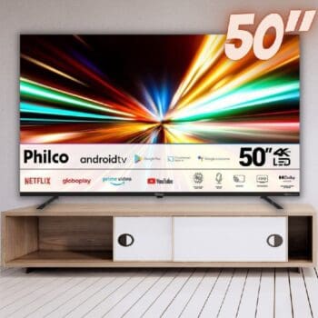 Fast Smart TV LED 50'', 4K, PTV50M8GAGCMBL, Philco, Dolby Audio