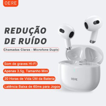 Fone de ouvido QERE E28 Bluetooth 5.3