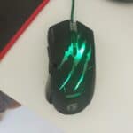 Fortrek OM-801, Mouse Gamer USB, 3200 DPI, Preto/Verde