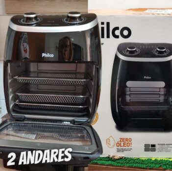 Fritadeira Air Fryer Oven PFR2000P 2 em 1 11L 1700W Philco 220v