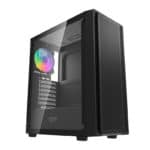 Gabinete Gamer Aigo Darkf Dk353 Rgb Mid-t Lat De Vidro C/4f