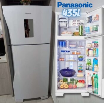 Geladeira Panasonic Frost Free 435L Branco NR-BT50BD3WA 110v