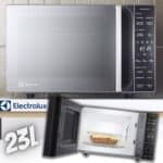 Micro-ondas Me23s 23l Efficient Com Descongelamento Assistido Cor Inox Electrolux 127V