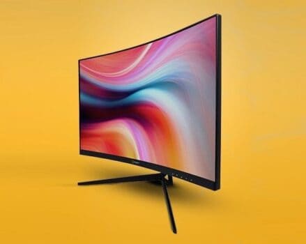 Monitor Gamer Husky Hailstorm 31.5' LED, Curvo, 165 Hz, FHD, 1ms, Adaptive Sync, HDMI/DisplayPort, Ajuste de Ângulo - HGMT002
