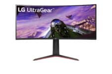 Monitor Gamer LG Ultragear Curvo – Tela VA de 34”, WQHD 3440 x 1440, UltraWide (formato 21:9), 160Hz, 1ms (MBR), AMD FreeSync Premium – 34GP63A-B