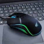 Mouse Gamer Havit MS1026 RGB, 7 Botões, 1000-1600-3200-6400 DPI, USB