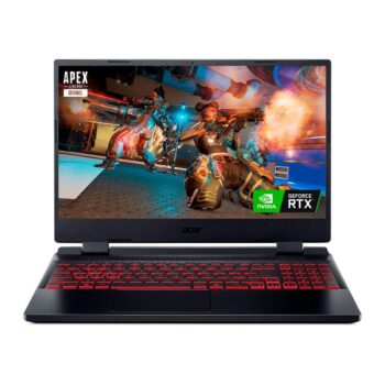 Notebook Gamer Acer Nitro 5 AMD Ryzen 5 7535HS, 8GB, NVIDIA RTX 3050, SSD 512GB, 15.6 Full HD, Linux Gutta, Preto - AN515-47-R5SU