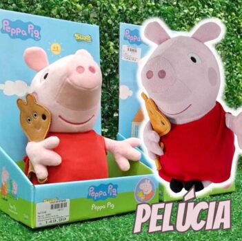 Peppa Pig - Pelúcia Peppa Pig 10'' 30cm - Sunny 2340