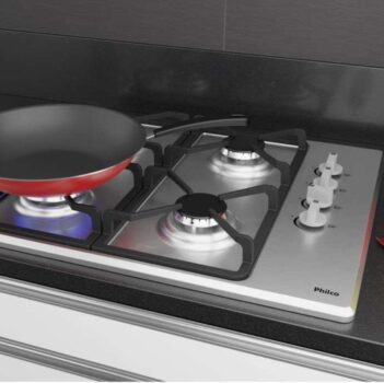 PHILCO Cooktop PCT04I 4 Bocas Automático Inox - Bivolt, Modelo: 105903013