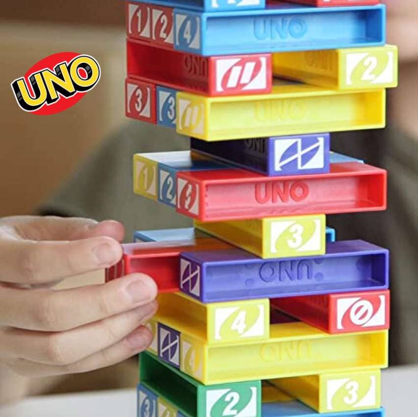 Jogo Uno Stacko, 43535, Mattel Games Mattel Multicolorido - Promotop