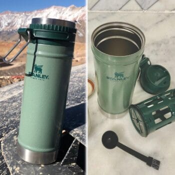 Prensa francesa Stanley The Travel Mug 10-01855-013, Hammertone Green, 470 ml