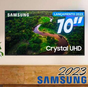 Smart TV 70” UHD 4K LED Crystal Samsung 70CU8000 - Wi-Fi Bluetooth Alexa 3 HDMI