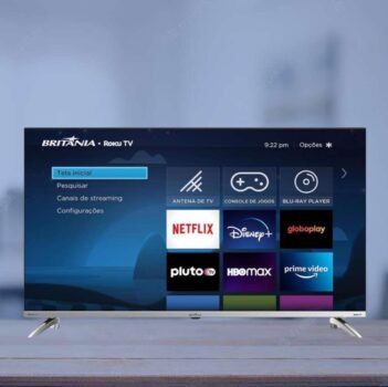 Smart TV Britânia BTV40G7PR2CSBLF 40” LED Dolby Audio