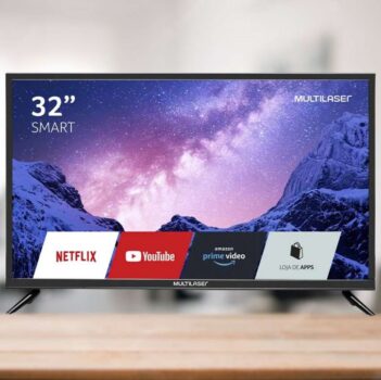 Smart TV Multilaser TL020 DLED Linux HD 32" 100V/240V