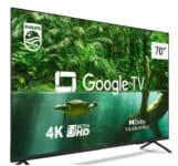 Smart TV Philips 70 Google TV 4k Ultra hd, Wi-Fi, hdmi, Dolby Vision/Atmos - 70PUG7408